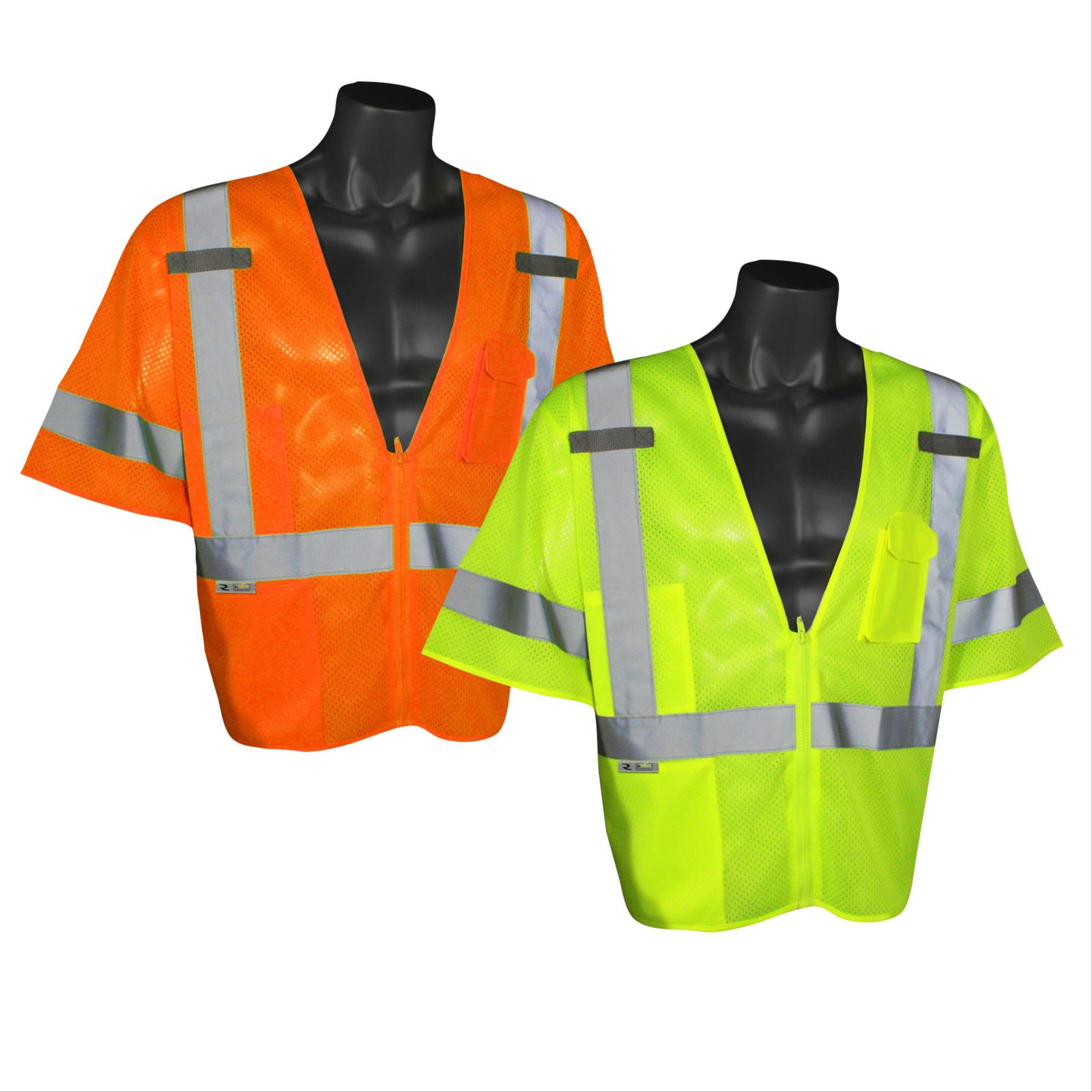 Safety Products Inc Radwear™ SV3 Mesh Vest with Zipper, Class 3 Type R