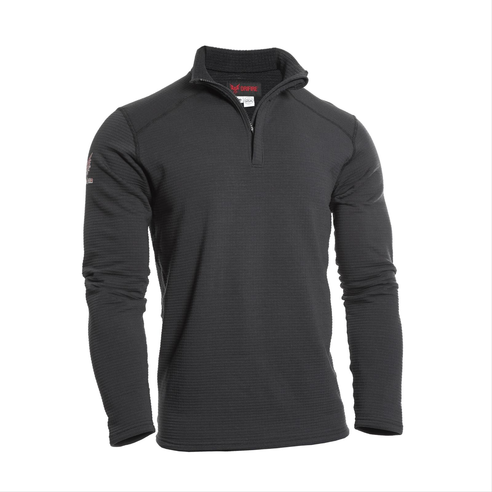 DRIFIRE® POWER GRID™ 1/4 Zip Fleece Sweatshirt, Flame Resistant, Arc Rated