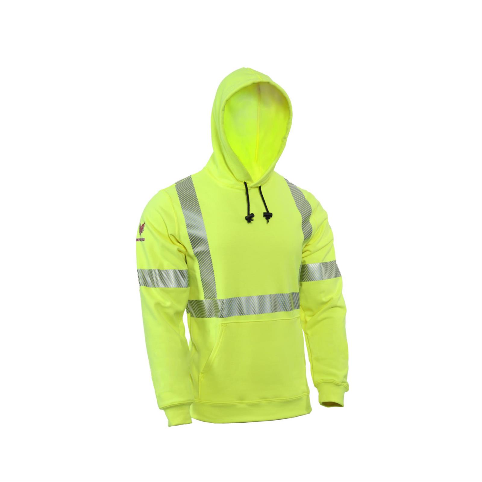 DRIFIRE® Hi-Vis Pullover Hoodie, Flame Resistant, Arc Rated, Class 3 Type R