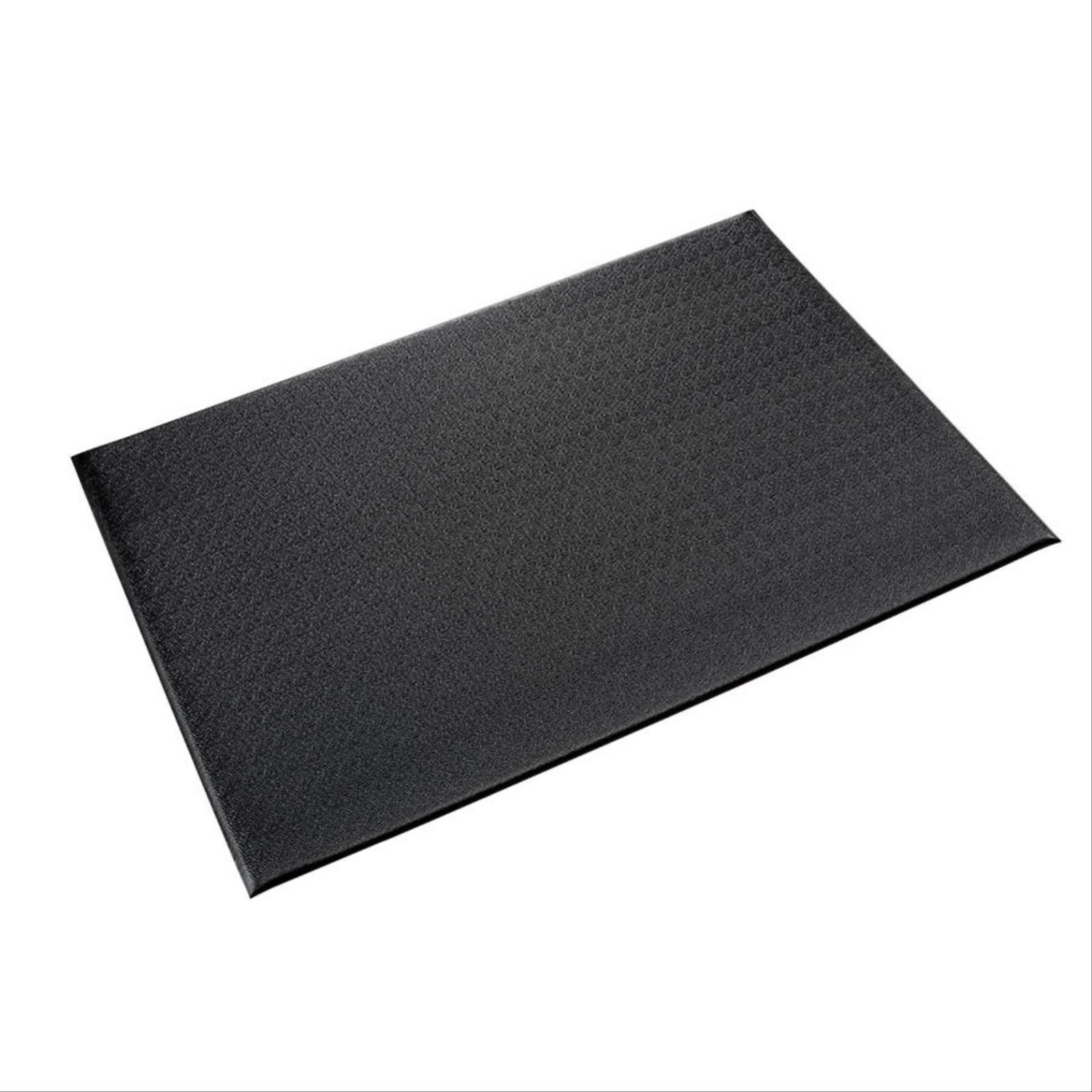 Tuff-Spun® Foot-Lover™ 5/8" Floor Matting, Black or Gray, Pebble Emboss