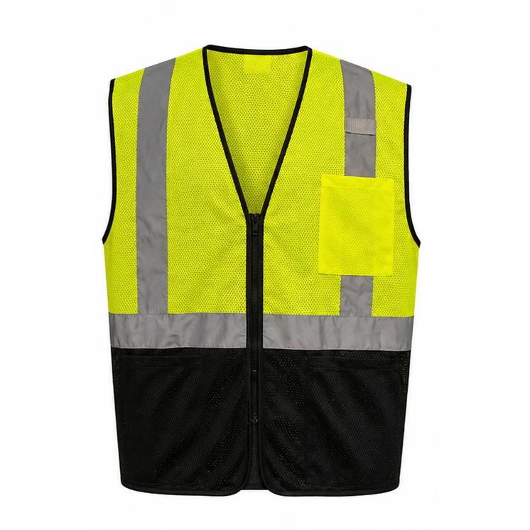 Economy Black Bottom Vest, Class 2 Type R