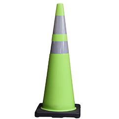 Lime Traffic Cones