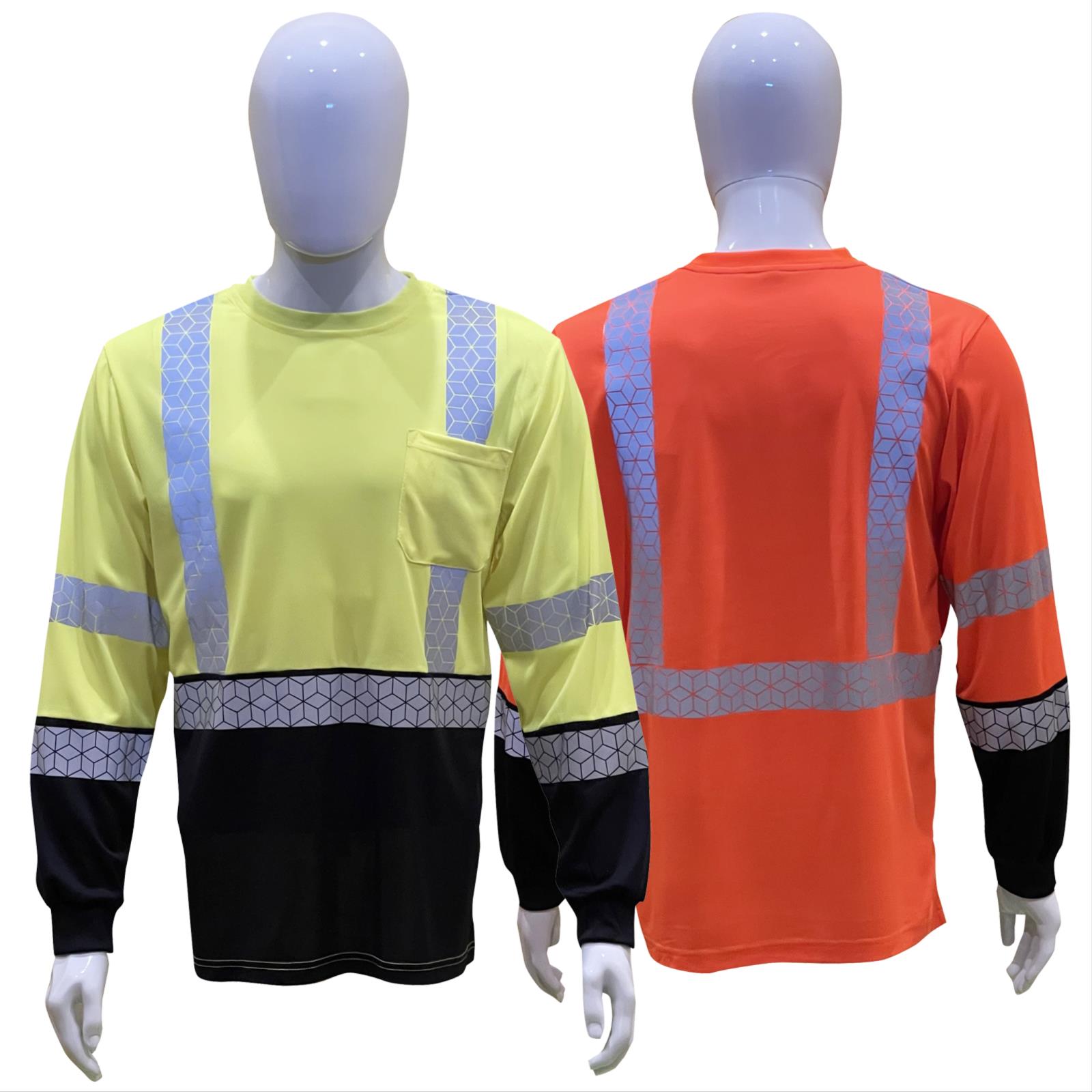 Safety Products Inc Black Bottom Shirt, Class 3 Type R