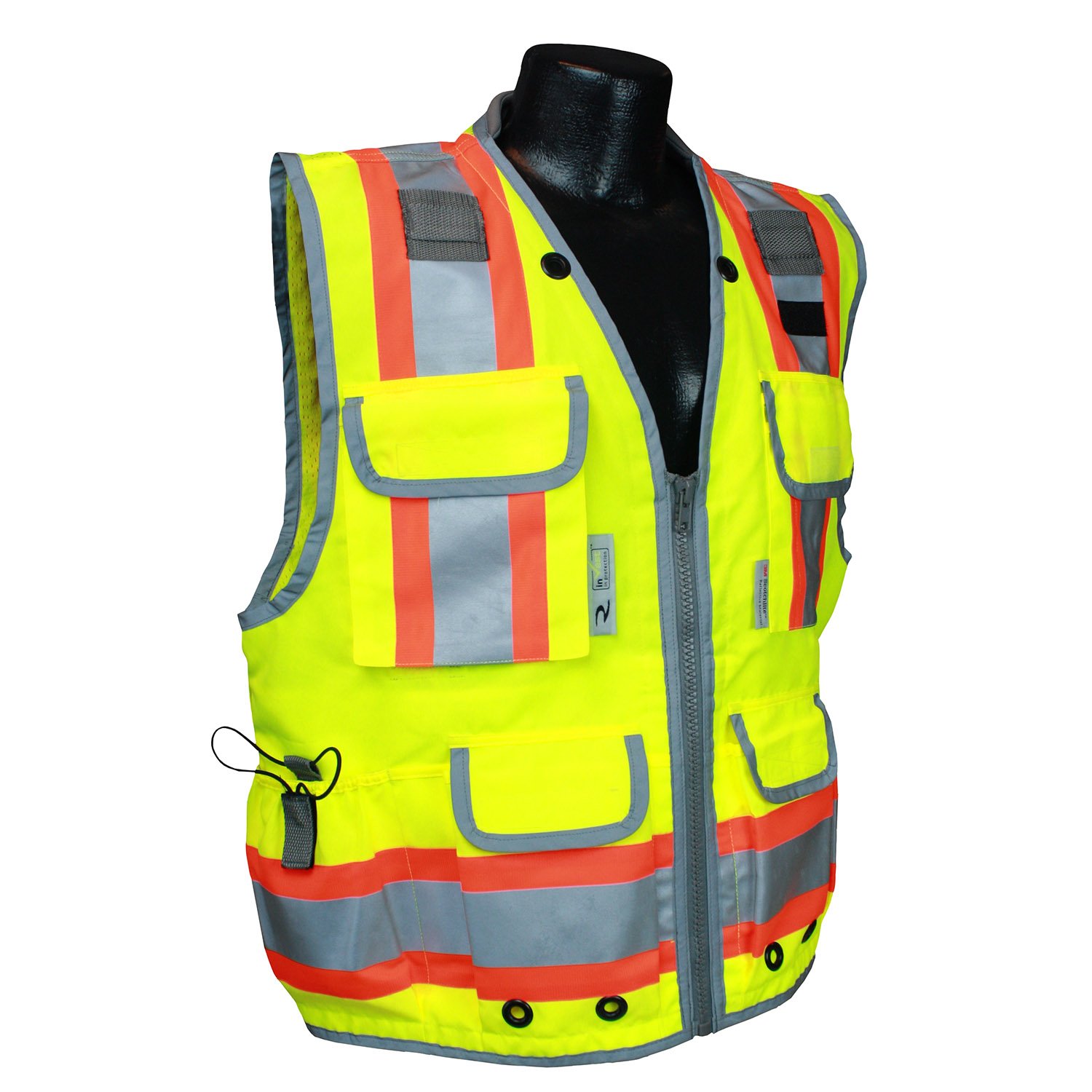 Radwear™ Two-Tone Engineer, Heavy Woven 300D Oxford Vest, Class 2 Type R