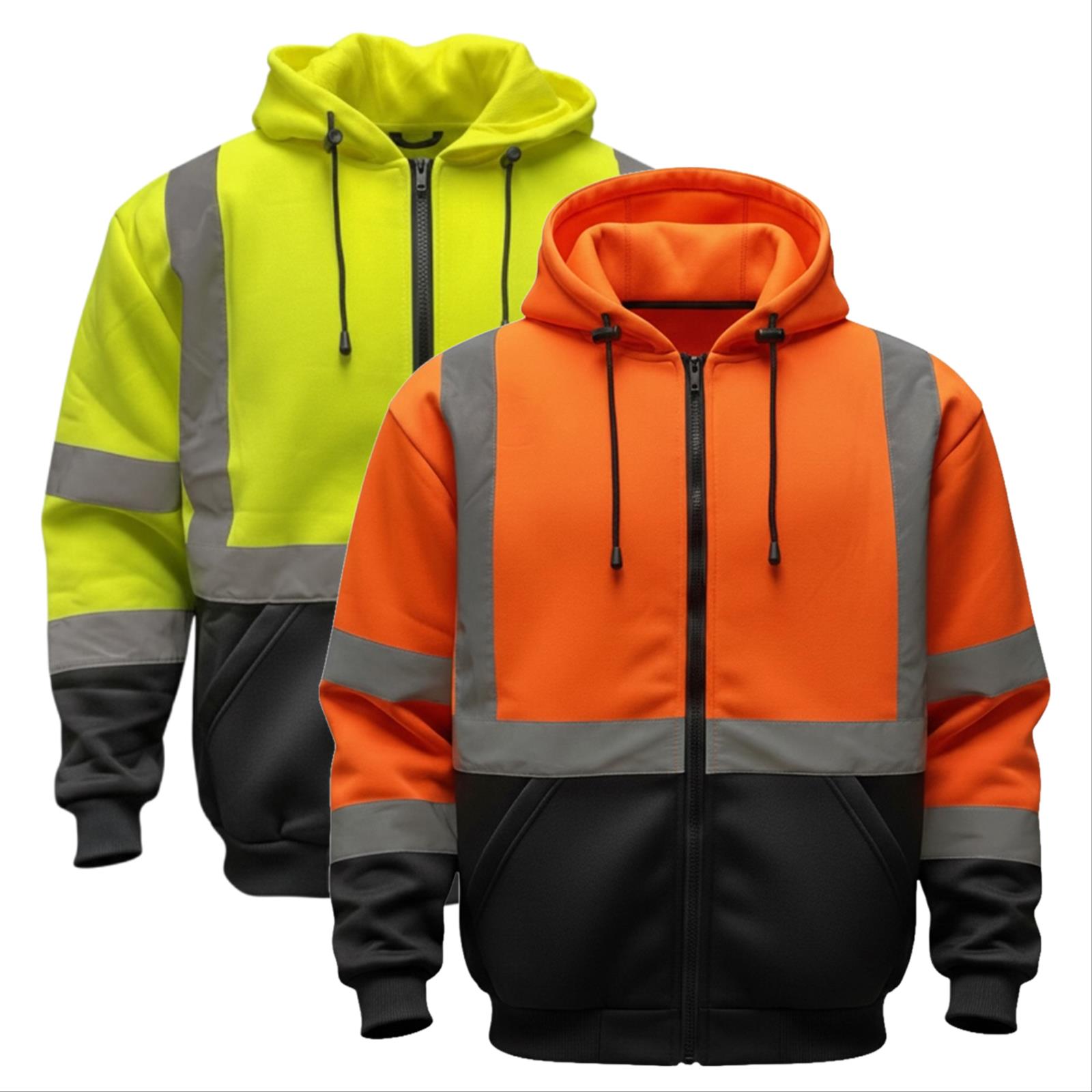 Long Sleeve Hooded Sweatshirt, Black Bottom, Class 3 Type R