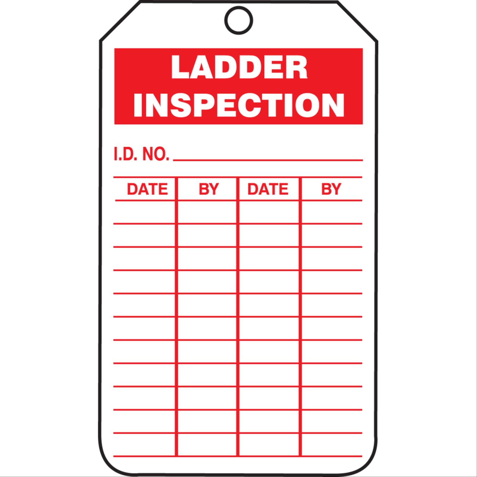 Ladder Inspection Tags