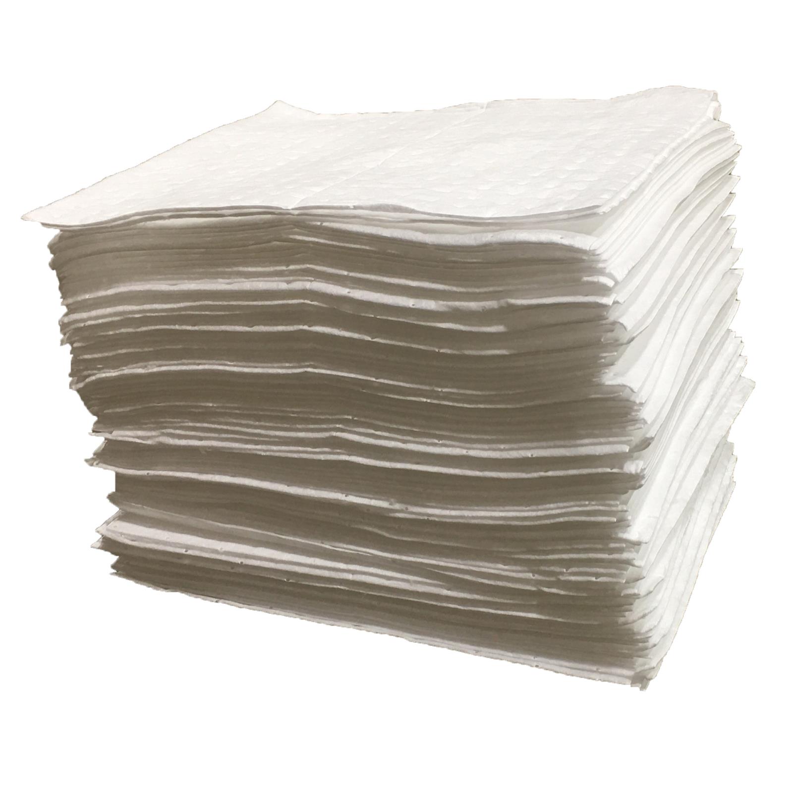 White Dimpled Oil Only Pads and Rolls