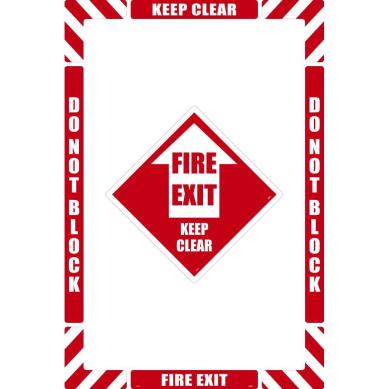 Fire Exit, Floor Marking Kit
