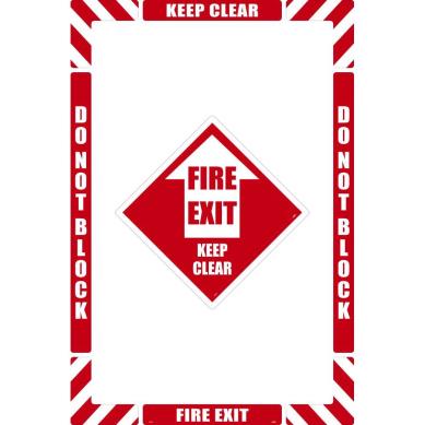 Fire Exit, Floor Marking Kit