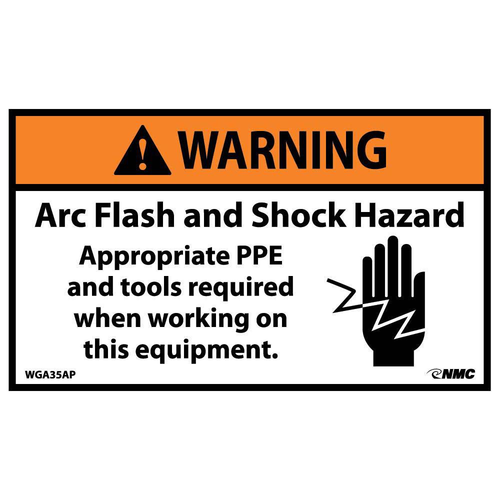 Warning Arc Flash Hazard Labels
