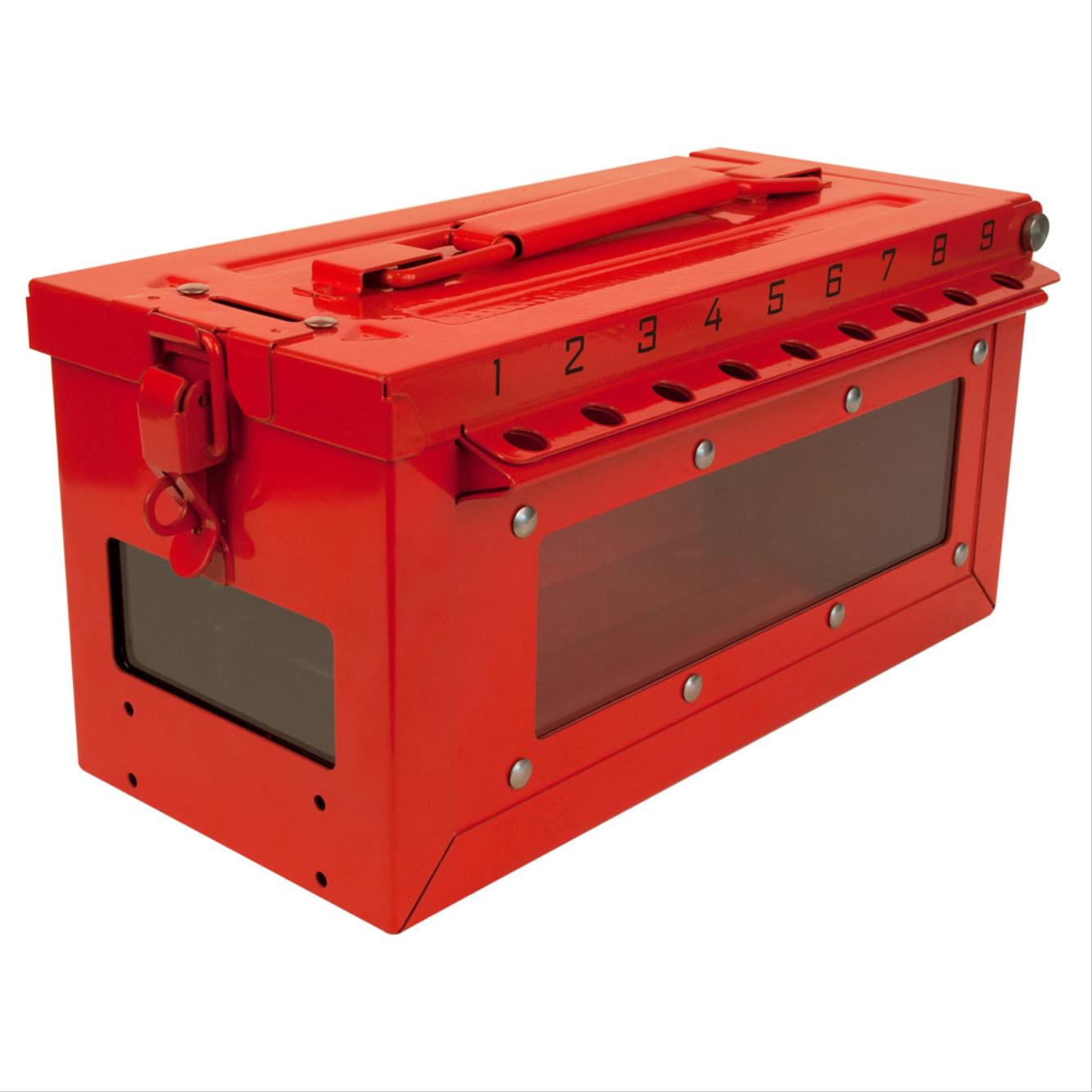 Safety Products Inc - Group Lock Box, Numbered Lockout Holes