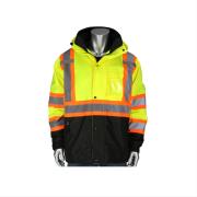 MD 3 IN 1 CLASS 3 RIP STOP 2 TONE JACKET / RMV. GRID FLEECE